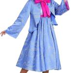 Fairy God Mother Costume Deluxe Hooded Cape Shirt Dress Outfit Halloween Cosplay Role Playing Party