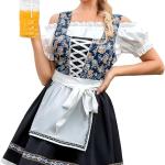 Oktoberfest Costumes Women Bavarian Costume Oktoberfest Outfits Women German Dress Dirndl Dress for