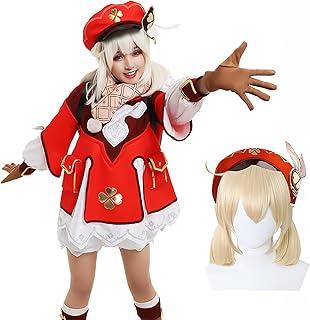 GenshinCosplay Costume Impact Costume Anime Cosplay Outfits Venti Klee HuTao Halloween With Hat.