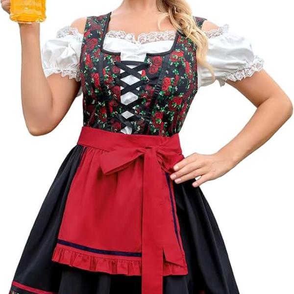 Dirndl Dresses Women Oktoberfest Costume Women Beer Girls German Dresses For Oktoberfest Outfit