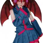 Vocaloid 04 Kasane Teto Cosplay Costume, Anime Mesmerizer Teto Cosplay Sailor Dress Hatsune JK