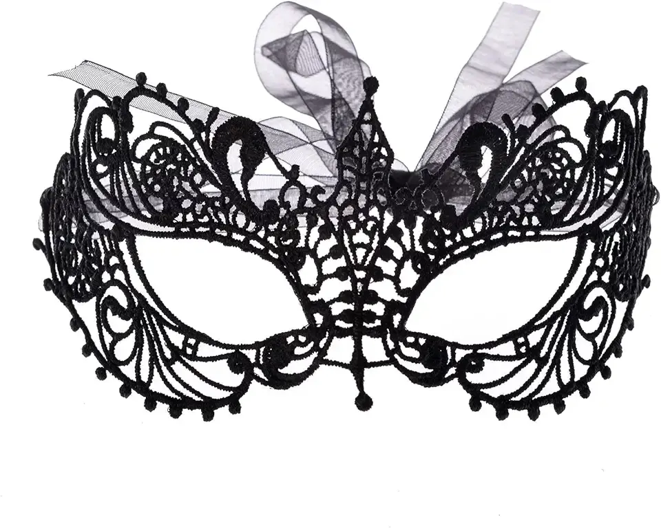 Women Masquerade Mask,Lace Eye Mask,Soft Gentle Material for Ball Party/Halloween Costume