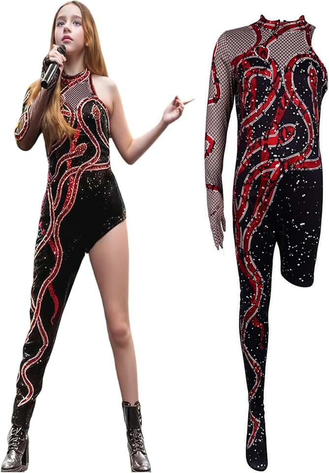 Singers Costume Jumpsuit Concert Halloween Cosplay Costume