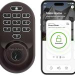 Kwikset 99380-002 Halo Wi-Fi Smart Lock Keyless Entry Electronic Keypad Deadbolt Featuring SmartKey