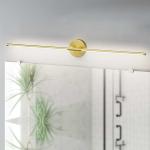 Modern Gold Vanity Light Fixture 40Inch 5000K Bathroom Light Over Mirror 360° Rotatable Bathroom