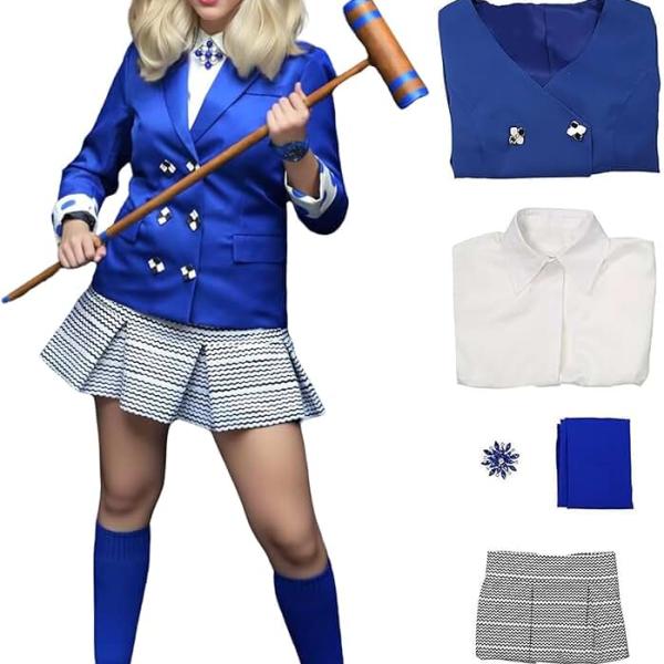 The Musical Heathers Costume for women, Veronica Sawyer Cosplay Costume School Uniform Outfit Dress