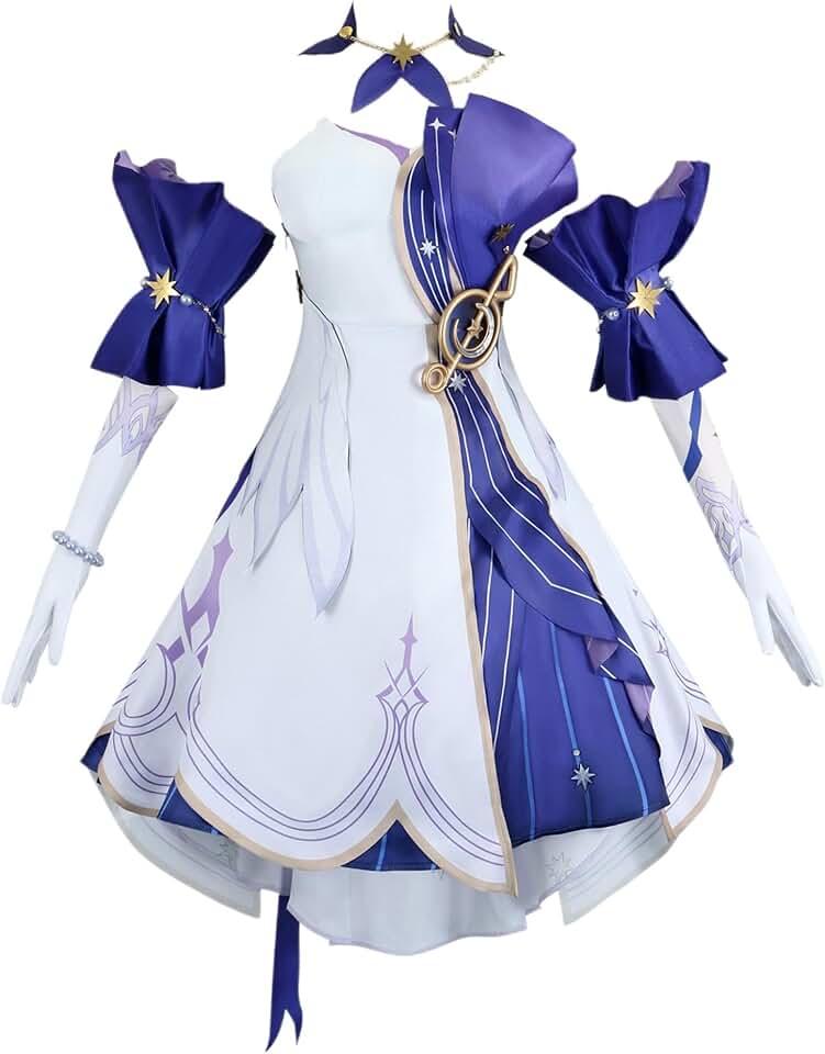 Anime Honkai Star Rail Robin Cosplay Costume Women Halloween Party Dress Halloween Anime Game Role