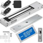 Access Control Outswinging 600lb Electromagnetic Door Lock Kit System, with Two Remote Control,