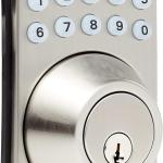 Amazon Basics Traditional Electronic Keypad Deadbolt Door Lock, Keyed Entry Option, Traditional,