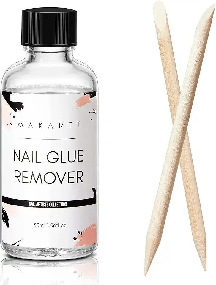 Makartt Nail Glue Remover for Press on Nails - 30ML Press On Nail Remover Easy Removal Debonder for