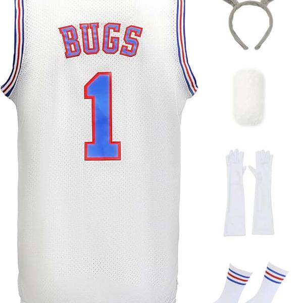 Halloween Costume LOLA/BUGS Jersey Cosplay Movie Jerseys Party Costume with Rabbit Party Set