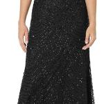 Women's Long Beaded Blouson Gown