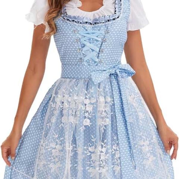 Oktoberfest Outfits for Women Dirndl Dress for German Traditional Bavarian Costume