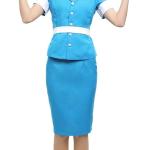 Women's Flight Crew Costume Flight Attendant Costume Adult