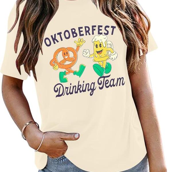 Oktoberfest Shirt Women German Shirts - Womens October Festival Costume Oktoberfest Outfits Casual