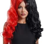 Women's Lolita Long Curly Hair Anime Cosplay Wigs Colorful Synthetic Wigs Clip On Ponytails